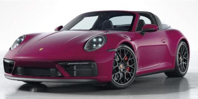 Minichamps 155 061066 Porsche 911 (992) Targa 4 GTS 2021 Rubystar (Sealed Body) 1/18 Scale