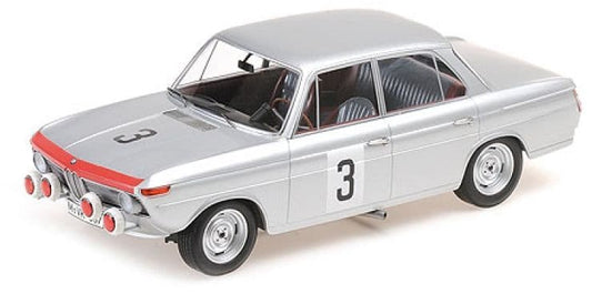 Minichamps 155 652903 BMW 1800 TISA BMW Glemser/ICKX Spa 24 Hours 1965 1/18 Scale