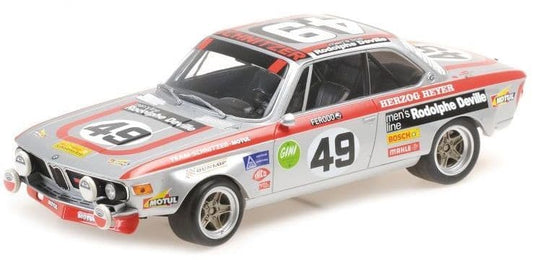 Minichamps 155 722749 BMW 2800 Cs, Team Schnitzer-Motul ? Herzo /Heyer, 24H Spa 1972