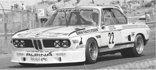 Minichamps 155 752622 BMW 3.0 CSL Faltz-Alpina Peltier/Mueller Zandvoort 1975 1/18 Scale
