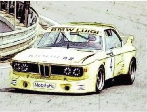 Minichamps 155 782504 BMW 3.0 CSL BMW Luigi Van Hove/Joosen 3rd Brno 1978 1/18 Scale
