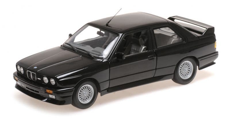 Minichamps 180 020306 BMW M3 (E30) 1987 Black Metallic with Openings 1/18 PRE ORDER £183.33