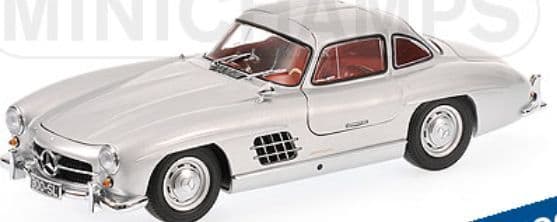 Minichamps 180 039000 Mercedes Benz 300 SL (W198 I) 1954 Silver 1/18 Scale *PRE ORDER £ 208.33*