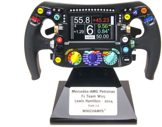 Minichamps 247 140044 Mercedes AMG Petronas Steering Wheel F1 Team W05 Lewis Hamilton 2014 1/2