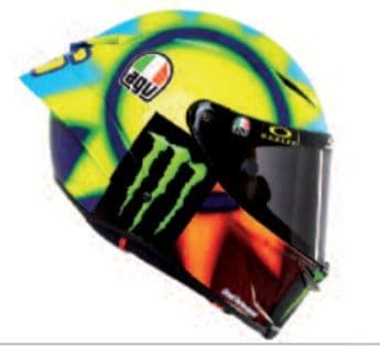 Minichamps 399 210046 AGV Helmet Valentino Rossi MotoGP 2021 1/8 Scale *PRE ORDER £ 33.33*