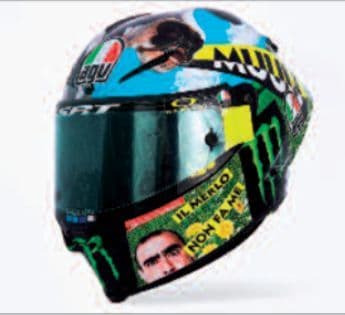Minichamps 399 210066 AGV Helmet Valentino Rossi MotoGP Mugello 2021 1/8 Scale PRE ORDER £33.33