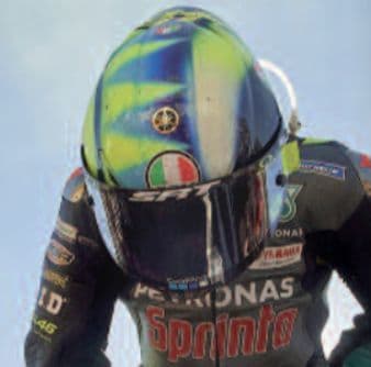 Minichamps 399 210096 AGV Helmet Valentino Rossi MotoGP Valencia 2021 1/8 Scale PRE ORDER £33.33