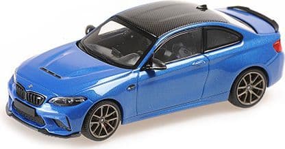 Minichamps 410 021025 BMW M2 CS-2020 Blue/Gold wheels 1/43 Scale