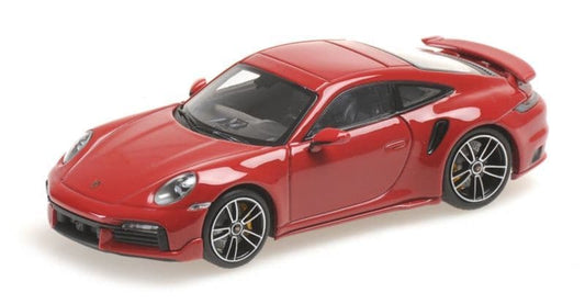 Minichamps 410 060070 Porsche 911 (992) Turbo S Coupe Sport Design 2021 Red 1/43 Scale