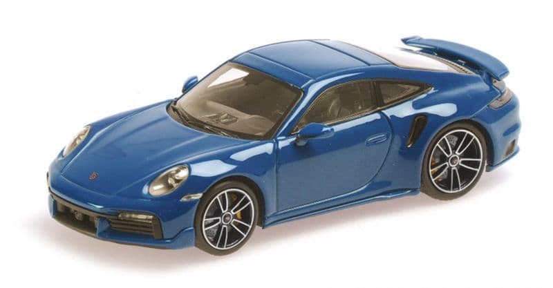 Minichamps 410 060072 Porsche 911 (992) Turbo S Coupe Sport Design 2021 Blue 1/43 PRE ORDER