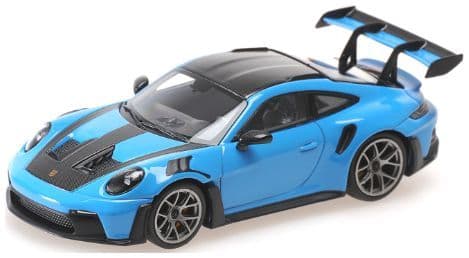 Minichamps 410 062107 Porsche 911 (992) GT3RS 2022 Blue w/Dark Silver Wheels 1/43 PRE ORDER