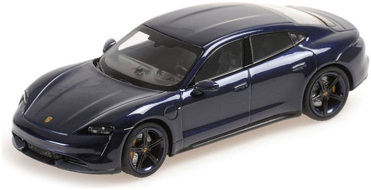 Minichamps 410 068475 Porsche Taycan Turbo S 2020 Blue Metallic 1/43 Scale *PRE ORDER £ 58.33*