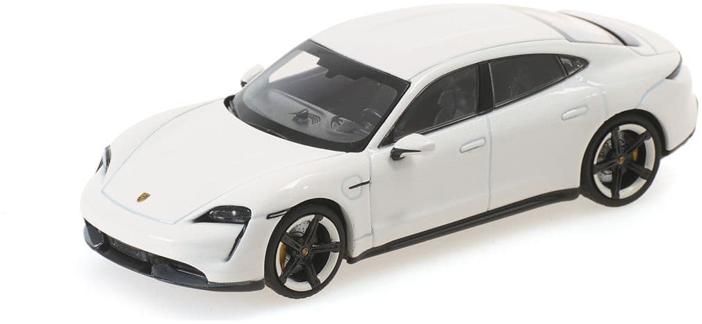 Minichamps 410 068476 Porsche Taycan Turbo S 2020 White Metallic 1/43 Scale *PRE ORDER £ 58.33*