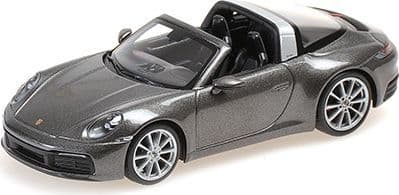 Minichamps 410 069561 Porsche 911 (992) Targa 2020 Grey Metallic 1/43 Scale