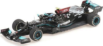 Minichamps 410 210177 Mercedes F1 W12 V.Bottas Bahrain GP 2021 1/43 Scale