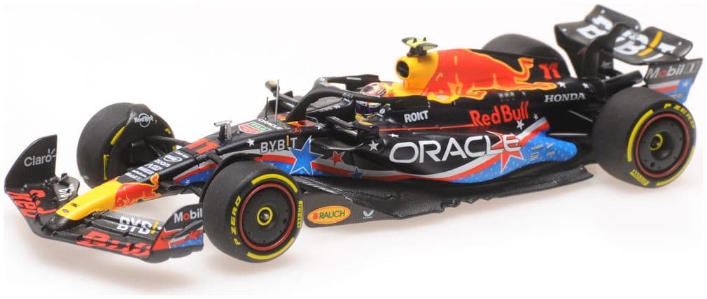Minichamps 410 231911 Oracle Red Bull Racing RB19 Sergio Perez Austin GP 2023 1/43 PRE ORDER