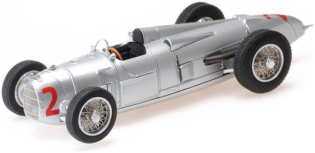 Minichamps 410 342002 Auto Union Typ A Langheck, Hermann Zu Lei 1/43 Scale