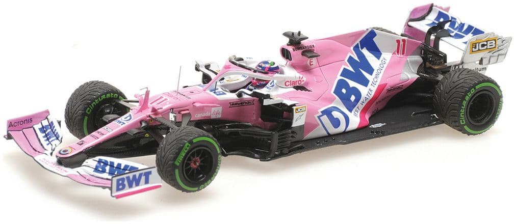 Minichamps 417 201411 BWT Racing Point F1 Team Mercedes RP20 Sergio Perez 2nd Place Turkish GP20