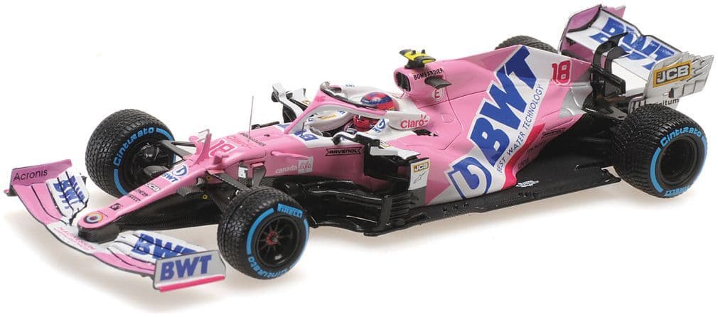 Minichamps 417 201418 BWT Racing Point F1 Team Mercedes RP20 Lance Stroll 1st Pole Turkish GP 20