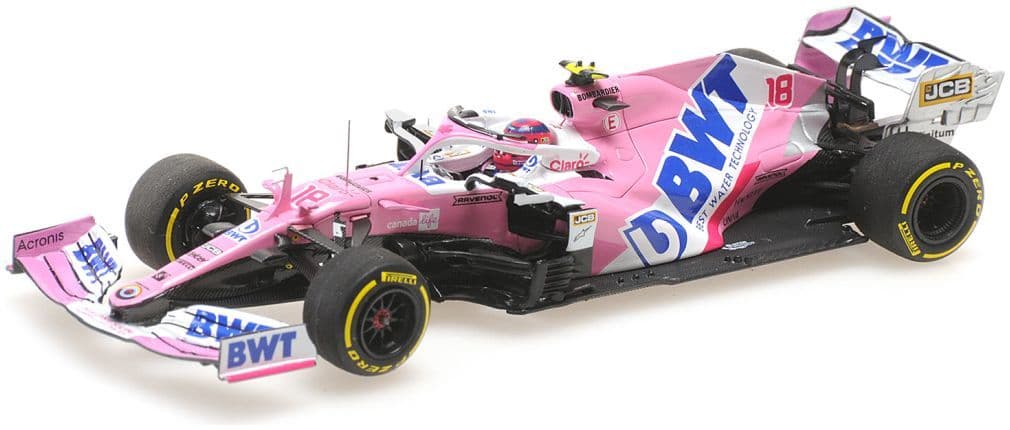Minichamps 417 201618 BWT Racing Point F1 Team Mercedes RP20 L.Stroll 3rd Sakhir GP 2020 1/43