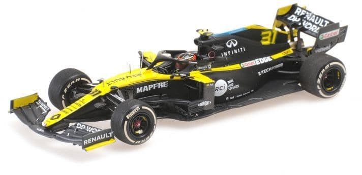 Minichamps 417 201631 Renault DP World F1 Team R.S.20 E.Ocon 2nd Place Sakhir GP 2020 1/43 Scale