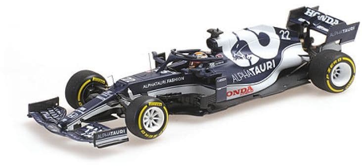 Minichamps 417 210122 Alphatauri AT2 Y.Tsunoda Bahrain GP 2021 1/43 Scale