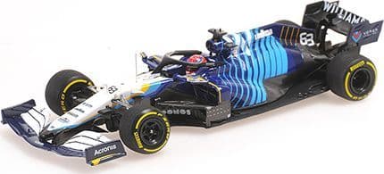 Minichamps 417 210163 Williams FW43B G.Russell Bahrain GP 2021 1/43 Scale