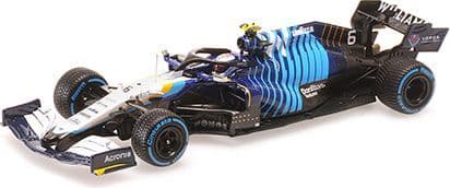 Minichamps 417 211306 Williams Racing Mercedes FW43B Nicholas Latifi Belgian GP 2021