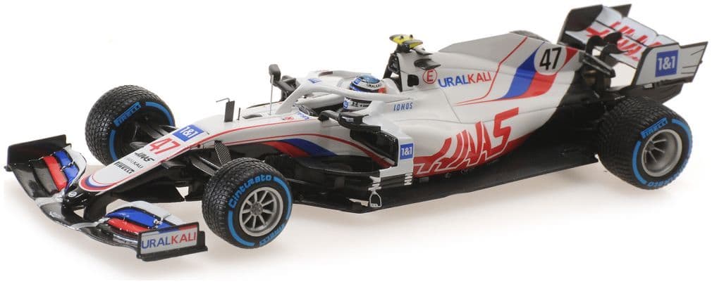 Minichamps 417 211347 Uralkali Haas F1 Team VF-21 Mick Schumacher Belgium GP 2021 1/43 PRE ORDER