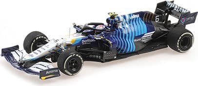 Minichamps 417 212206 Williams Racing Mercedes FW43B Nicholas Latifi Saudi Arabian GP 2021