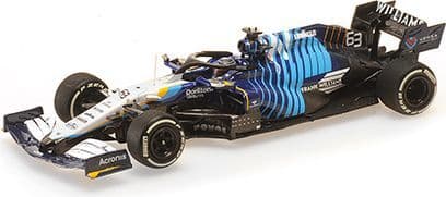 Minichamps 417 212263 Williams Racing Mercedes FW43B George Russell Saudi Arabian GP 2021