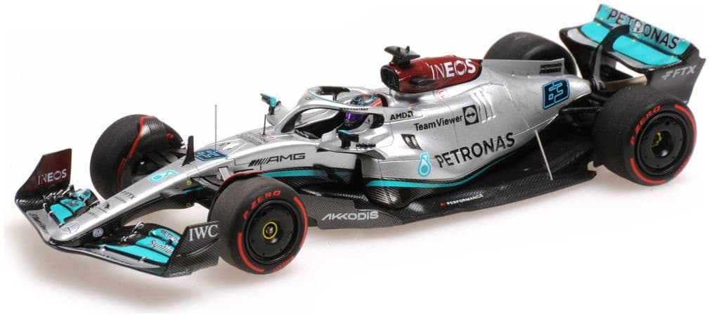 Minichamps 417 220163 Mercedes AMG Petronas F1 W13 E Performance George Russell Bahrain GP 2022