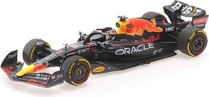 Minichamps 417 220501 Oracle Red Bull Racing RB18 Max Verstappen Winner Miami GP 2022 1/43 Scale