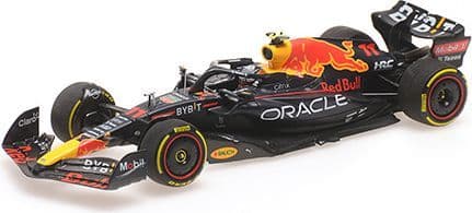 Minichamps 417 220711 Oracle Red Bull Racing RB18 Sergio Perez Winner Monaco GP 2022 1/43 Scale
