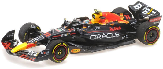 Minichamps 417 221711 Oracle Red Bull Racing RB18 Sergio Perez 1st Singapore GP 2022 1/43 Scale