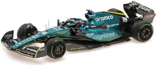 Minichamps 417 221718 Aston Martin Aramco Cognizant F1 AMR22 Lance Stroll Singapore GP 2022 1/43