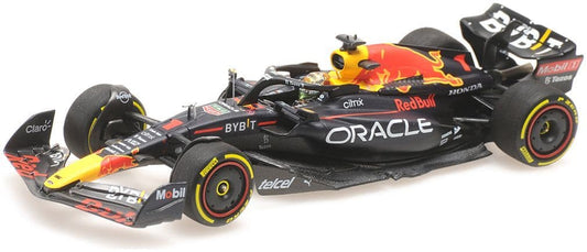 Minichamps 417 222001 Oracle Red Bull Racing RB18 Max Verstappen Winner Mexican GP 2022 1/43