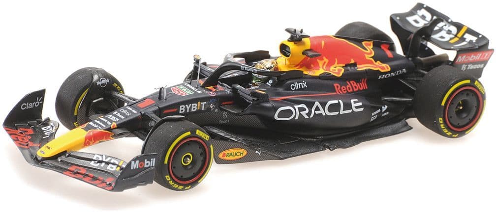 Minichamps 417 222201 Oracle Red Bull Racing RB18 Max Verstappen Winner Abu Dhabi GP 2022 1/43
