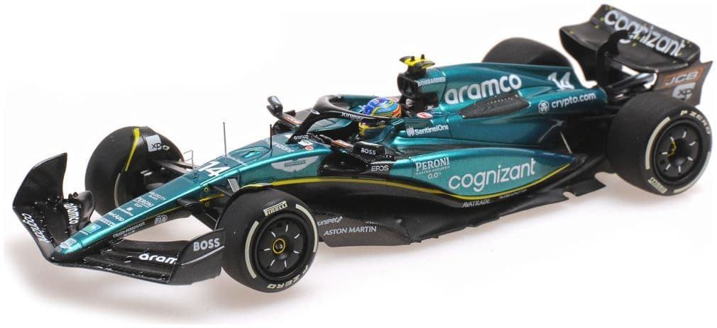 Minichamps 417 230114 Aston Martin Aramco Cognizant F1 AMR23 Fernando Alonso 23 1/43 PRE ORDER
