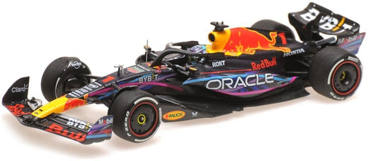 Minichamps 417 230501 Oracle Red Bull Racing RB19 Max Verstappen 1st Miami GP 2023 1/43 Scale