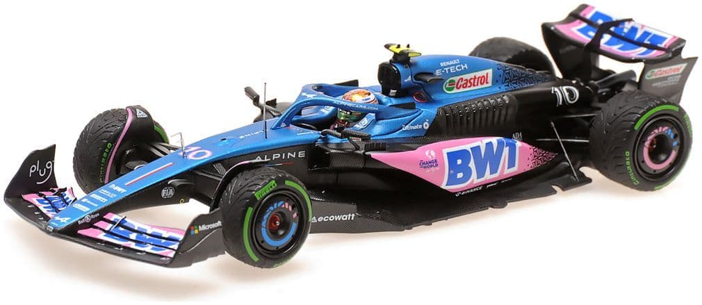 Minichamps 417 230710 BWT Alpine F1 A523 Pierre Gasly Monaco 2023 1/43 Scale *PRE ORDER £ 91.66*