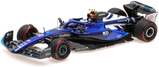Minichamps 417 231102 Williams Racing FW45 Logan Sargeant Williams 800th GP British GP 2023 1/43