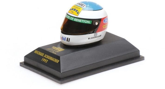 Minichamps 510 389219 Michael Schumacher Helmet 1st Win Belgian GP 1992 1/10 PRE ORDER £14.99