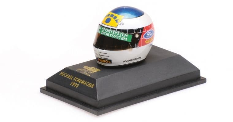 Minichamps 510 389305 Michael Schumacher Helmet Portuguese GP 1993 1/10 Scale PRE ORDER £ 14.99