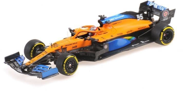Minichamps 537 204455 McLaren Renault MCL35 Carlos Sainz Austrian GP 2020 1/43 Scale
