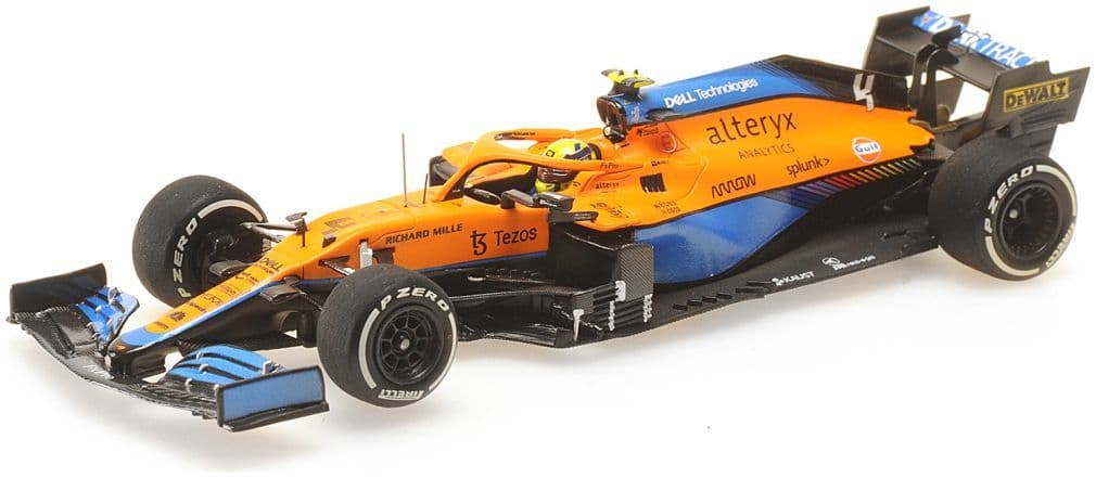 Minichamps 537 215804 McLaren F1 Team MCL35M Lando Norris Italian GP 2021 1/43 Scale PRE ORDER