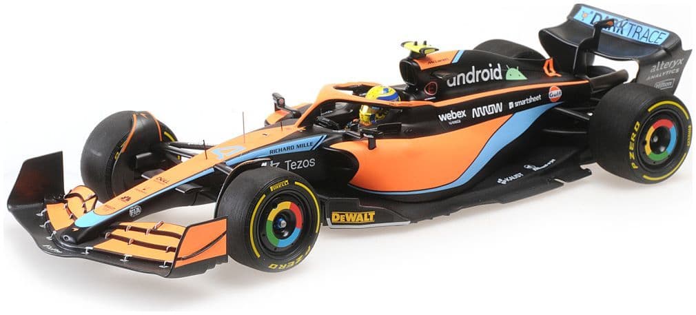 Minichamps 537 221804 McLaren F1 Team MCL36 Lando Norris Bahrain GP 2022 1/18 PRE ORDER £216.67