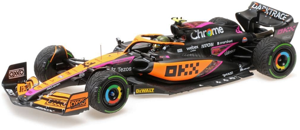 Minichamps 537 223504 McLaren F1 Team MCL36 Lando Norris Singapore GP22 1/18 PRE ORDER £229.16