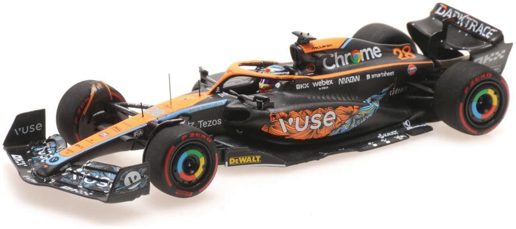 Minichamps 537 224328 McLaren F1 Team MCL36 Oscar Piastri Abu Dhabi Test 2022 1/43 PRE ORDER