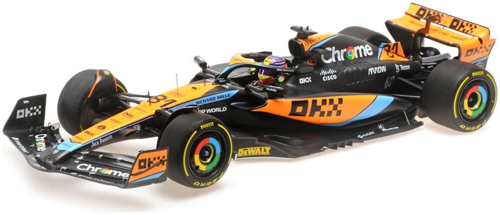 Minichamps 537 233081 McLaren F1 Team MCL60 Oscar Piastri Hungarian GP 2023 1/18 PRE ORDER